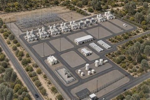 Gas-fired power plant in Victoria, Australia