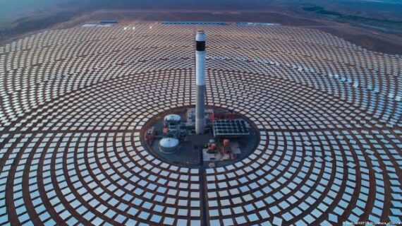 The Noor solar power plant in Morocco