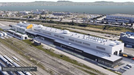 C$357M VIA Rail Montréal Assembly and Maintenance Facility, Pomerleau Begins Construction in Québec