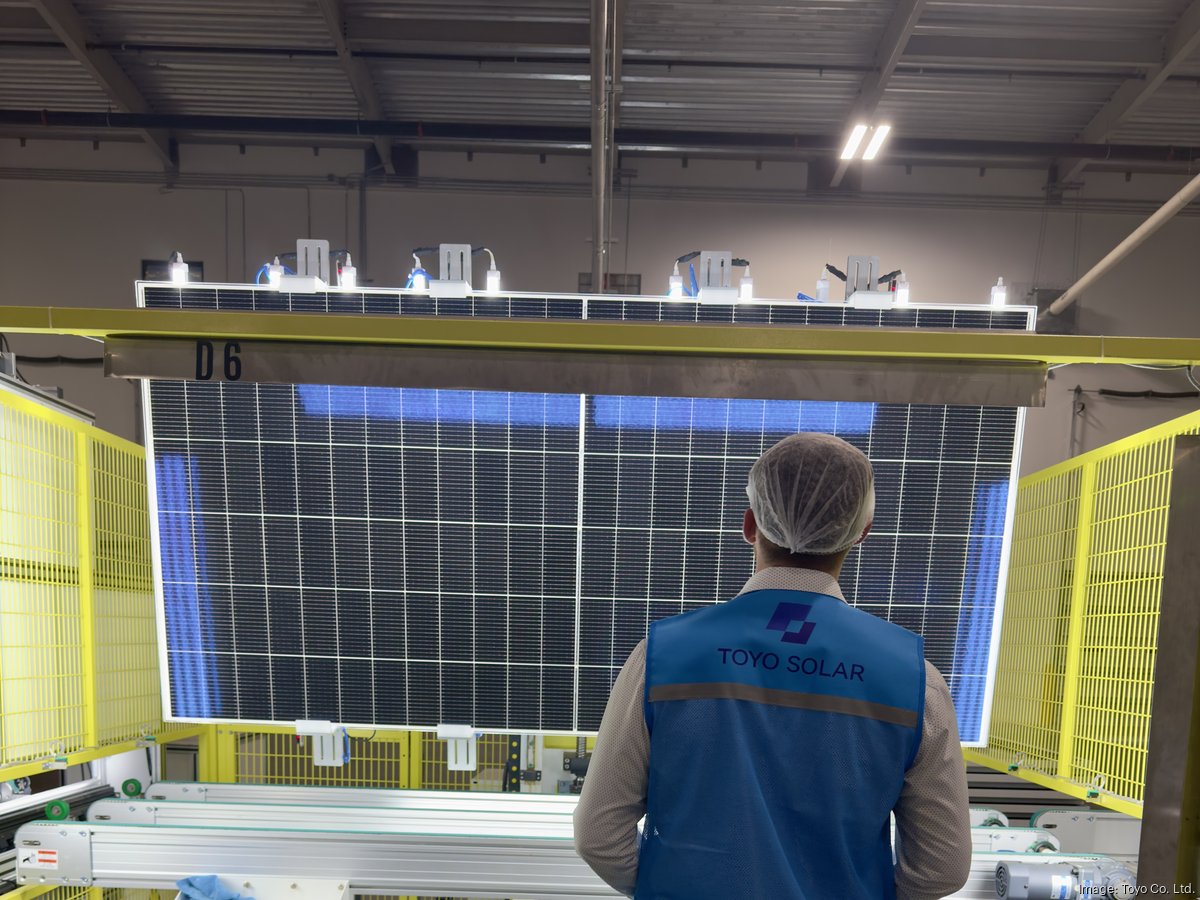 2 GW TOYO Solar Module Factory: Expansion Completed in Humble, Texas