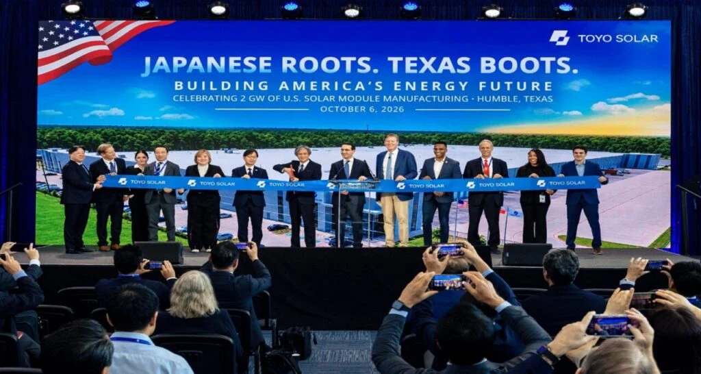 2 GW TOYO Solar Module Factory: Expansion Completed in Humble, Texas