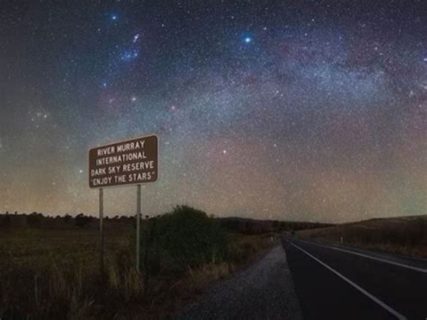 Night sky at River Murray Dark Sky Reserve in Adelaide, South Australia